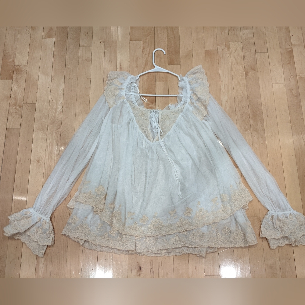 Free People Butterfly Fields Embroidered Tunic Dress - Picture 5 of 10